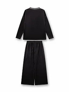 Піжама Sanetta для дівчинки, довга, сіра, з нікі ціна на synthetic.ua - Фото 1 Піжама Sanetta для дівчинки, довга, сіра, з нікі synthetic.ua - Фото 1