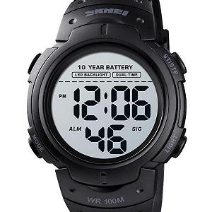 Годинник Годинник Skmei Neon 10 Bar Black - Фото 1