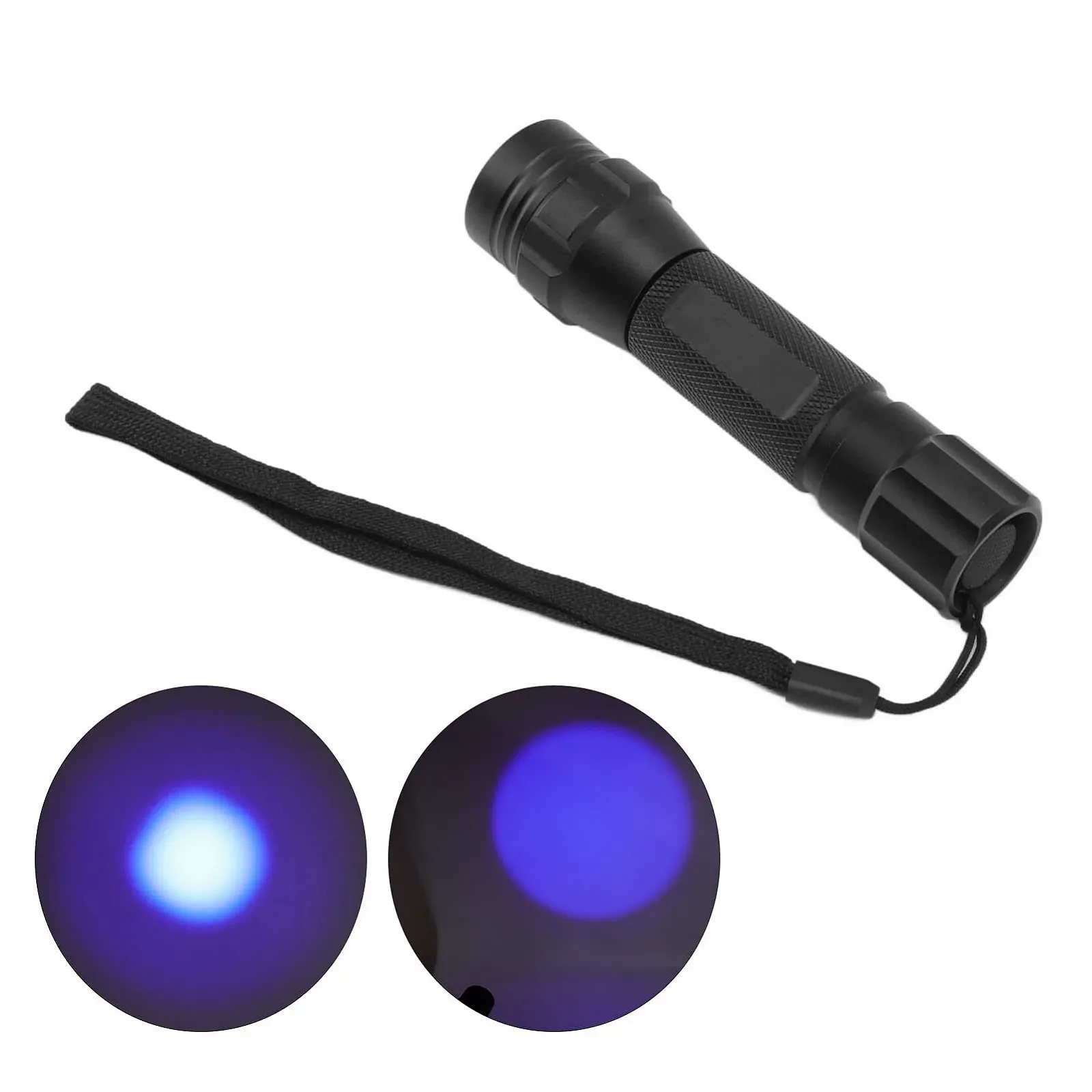 Кишеньковий Ліхтар LED 395nm Алюмінієвий сплав для виявлення сечі домашніх тварин, скорпіонів та виявлення підробок, фото №4