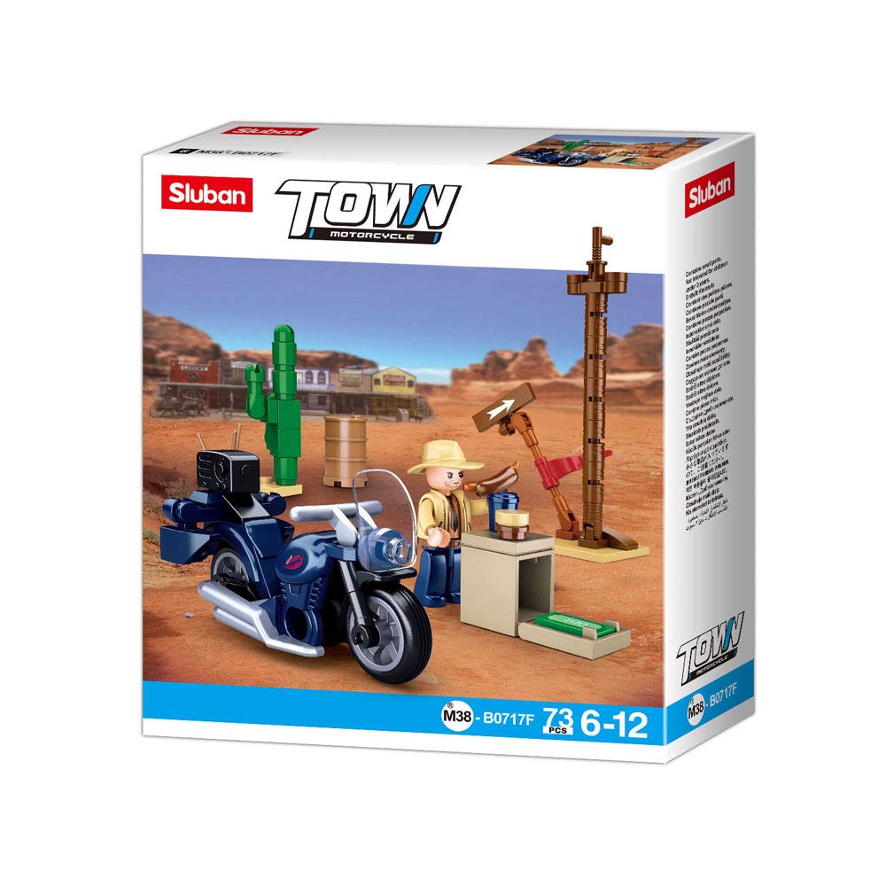 Набір Sluban SL07161 Дорожня подорож з мотоциклом (78 деталей) [M38-B0717F], фото №2