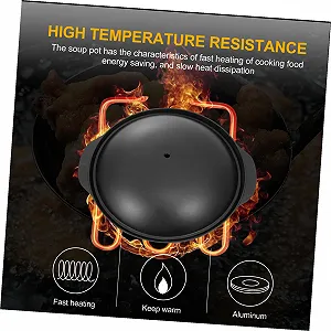 Набор кастрюль SOIMISS из литого алюминия с крышкой synthetic.ua - Фото 1