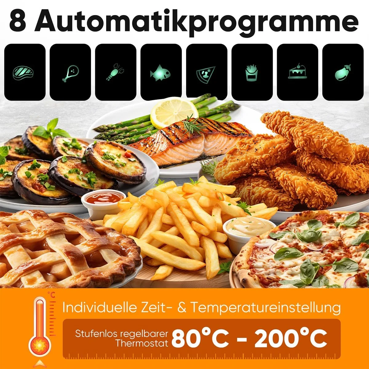 Мультипіч ProfiCook PC FR 1294 H 6.5 л корпус із нержавіючої сталі 8 програм 80–200 °C, фото №3 Мультипіч ProfiCook PC FR 1294 H 6.5 л корпус із нержавіючої сталі 8 програм 80–200 °C, фото №3