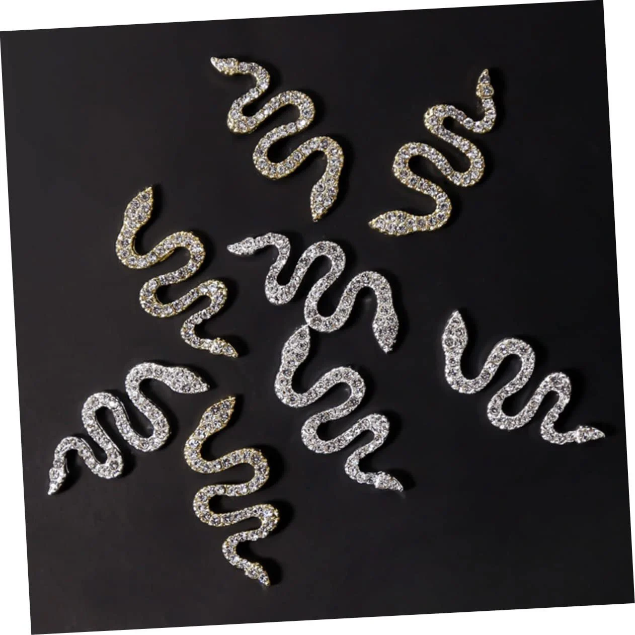 Прикраса для нігтів Змія Стрази, фото №9