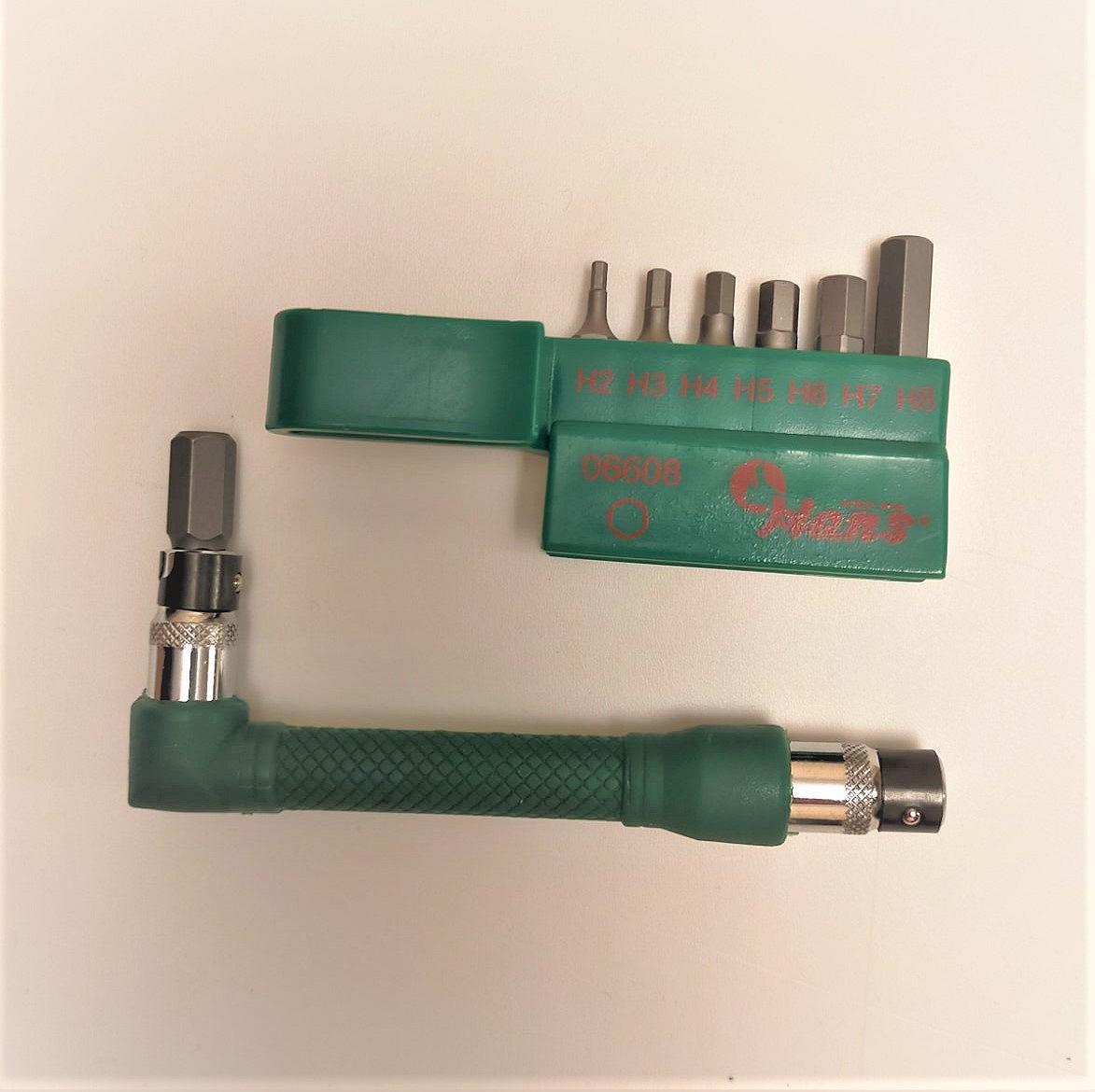 Набор вставок Hans Tools 14", шестигранных 8 предметов 06608, фото №4