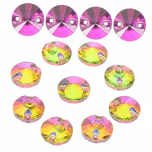 Стрази Пришивні скляні круглі 48 шт - Фото 1