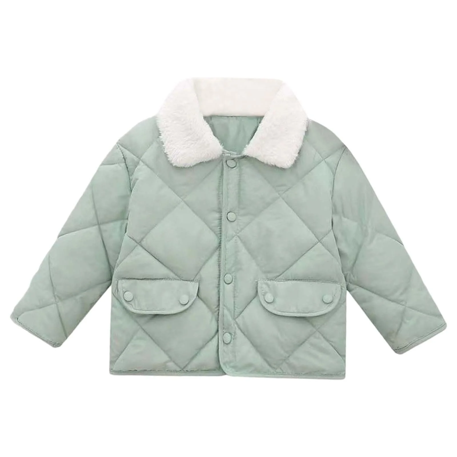 Легкая детская куртка для мальчиков со стеганым теплым воротником как модное переходное пальто для зимы, фото №3