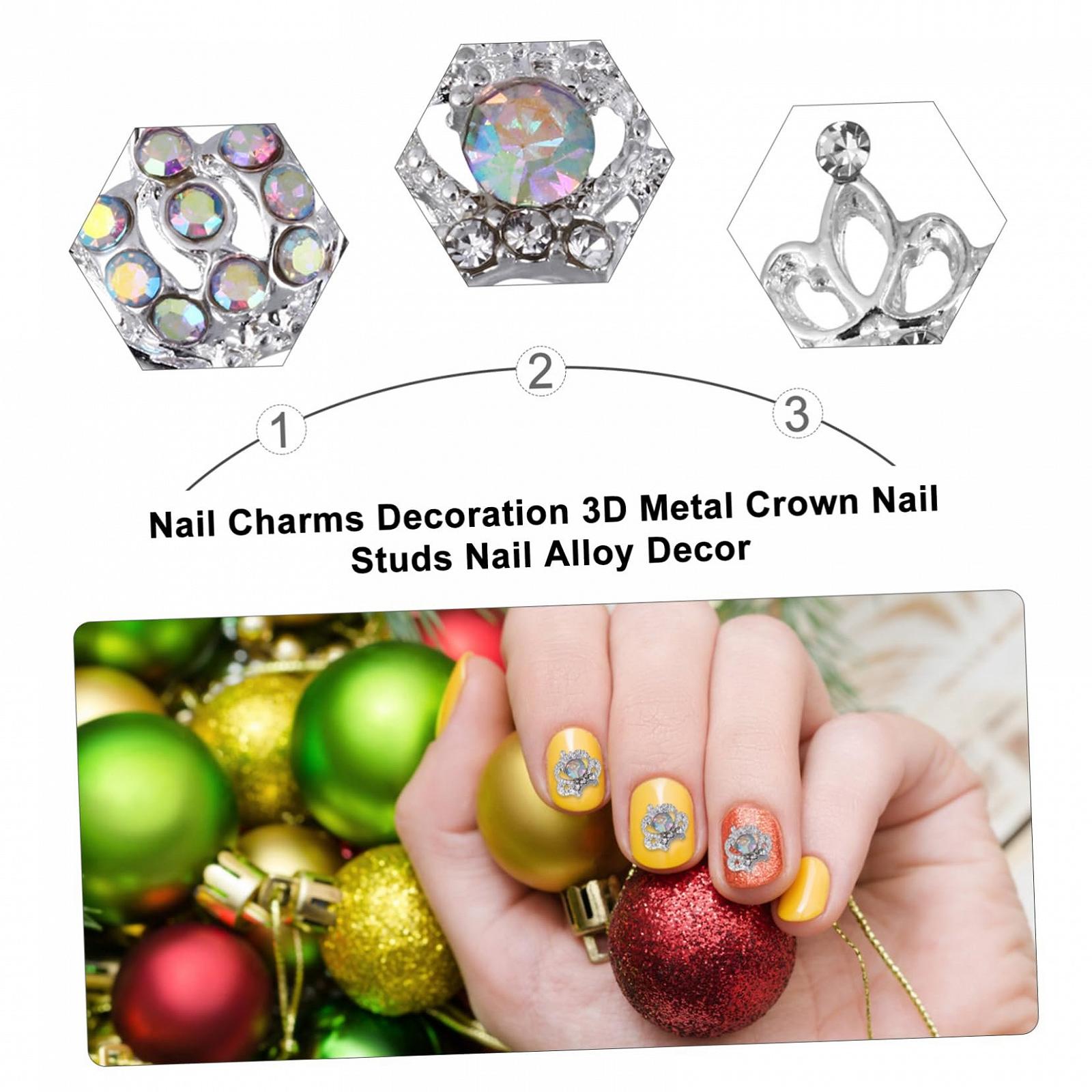 Украшения для ногтей FRCOLOR Корона 100 шт., фото №2