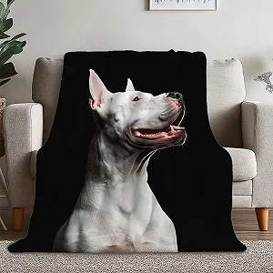 Покривало Фланелева Sherpa Флісова 3D Чорно-біла 130 x 150 см - Фото 1