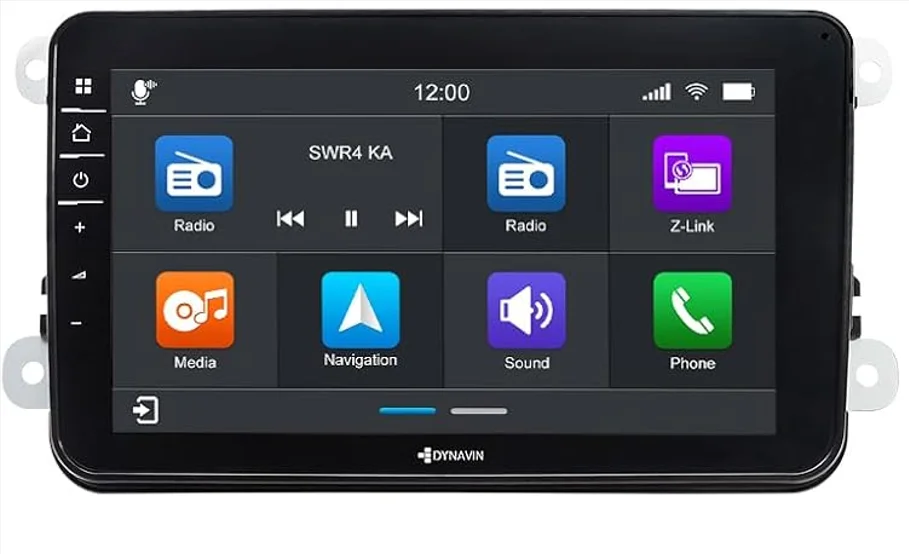 Штатна автомагнітола Dynavin D8 V8 Premium Flex для VW Passat Golf Polo Tiguan Skoda / 8" / Сенсорна / Apple CarPlay / Android Auto / Bluetooth / GPS / USB / DAB+, фото №1
