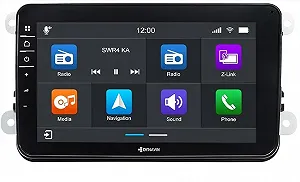 Штатна автомагнітола Dynavin D8 V8 Premium Flex для VW Passat Golf Polo Tiguan Skoda / 8" / Сенсорна / Apple CarPlay / Android Auto / Bluetooth / GPS / USB / DAB+ - Фото 1