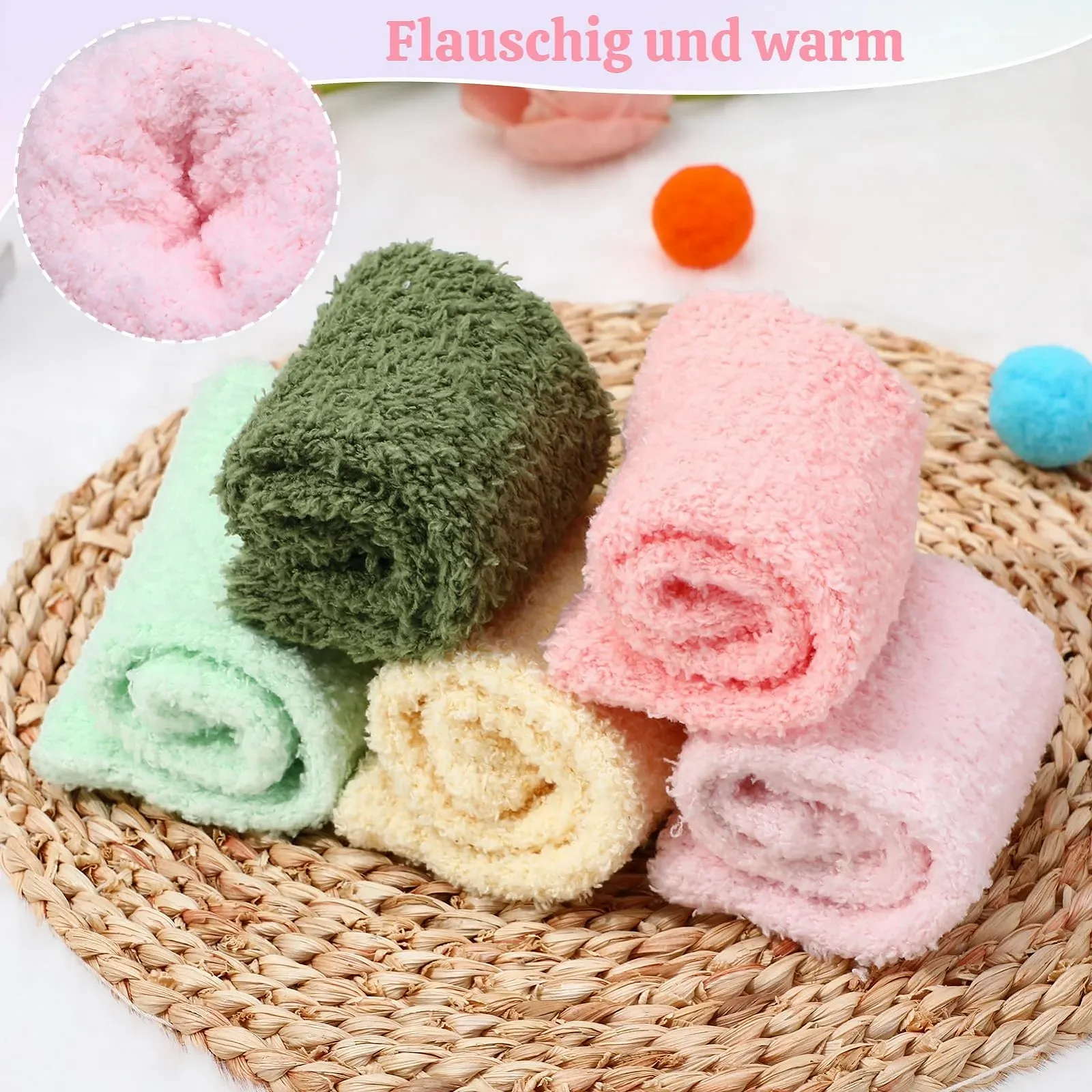 Шкарпетки Жіночі М'які, 6 пар, розмір 38-42, фото №6 Шкарпетки Жіночі М'які, 6 пар, розмір 38-42, фото №6