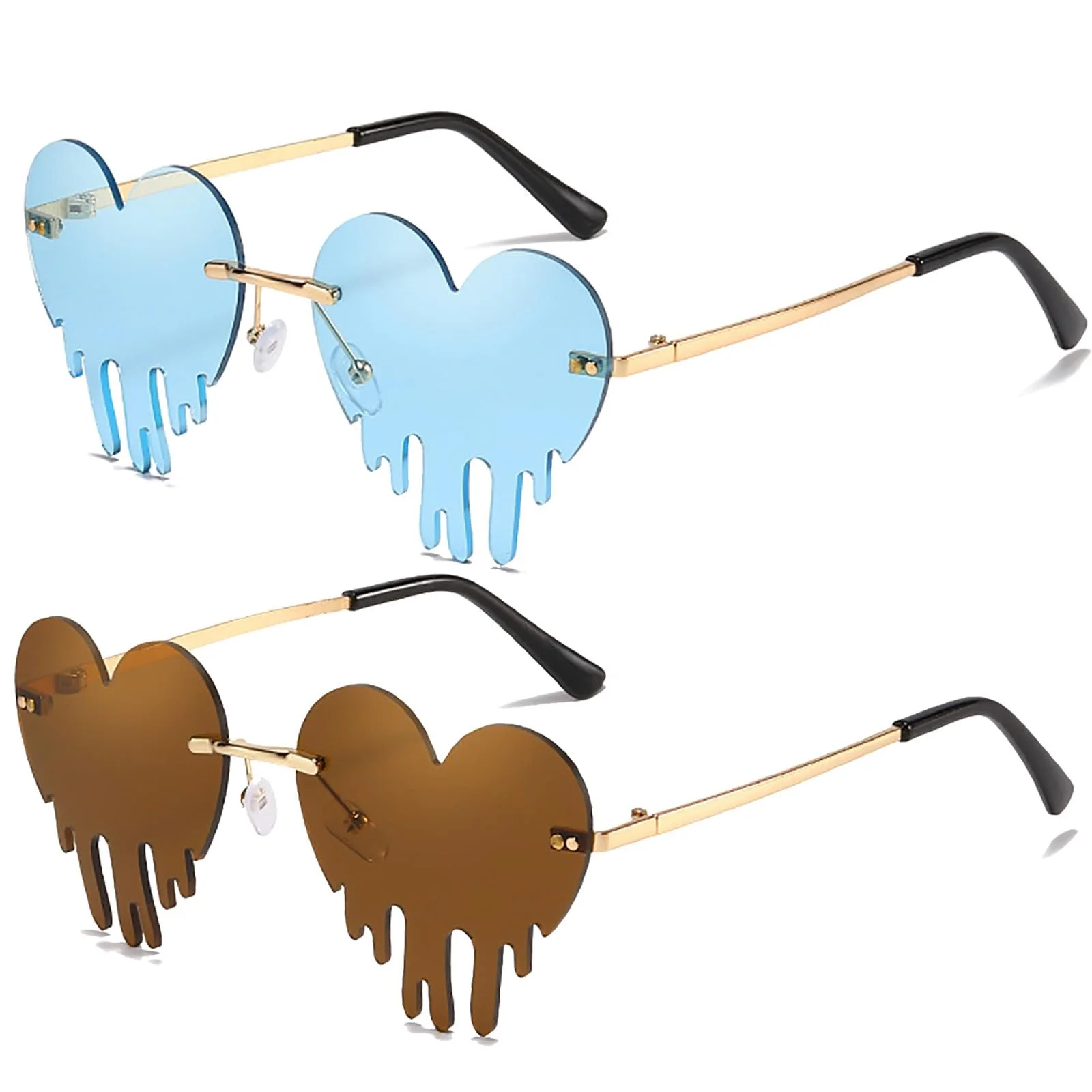 Солнцезащитные очки SoundZero Сердце (2 шт), фото №1