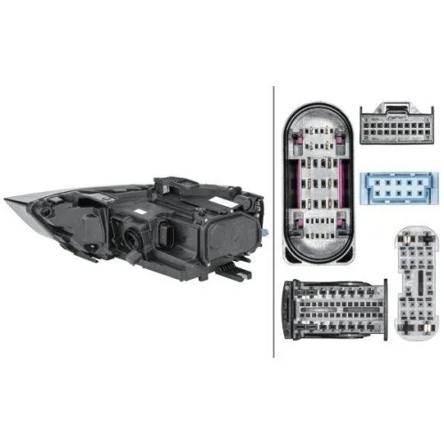 Основная фара HELLA 1EX 354 840-081 для AUDI правая, фото №2