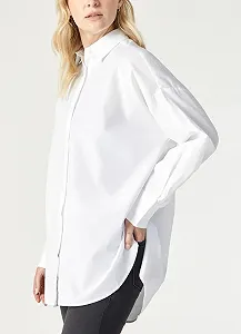 Женская рубашка MAVI LONG SLEEVE SHIRT Antique White - XL synthetic.ua - Фото 1