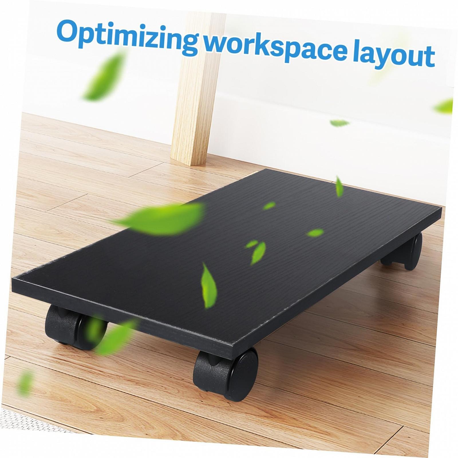 Регулируемая подставка для PC Tower Держатель для компьютерного корпуса, планшета, мобильного CPU для оптимизированной циркуляции воздуха Стабильная напольная подставка для офиса и дома, фото №7