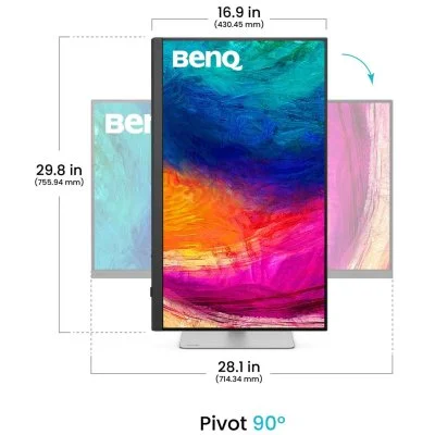 Монитор BenQ PD3226G White-Silver, фото №3