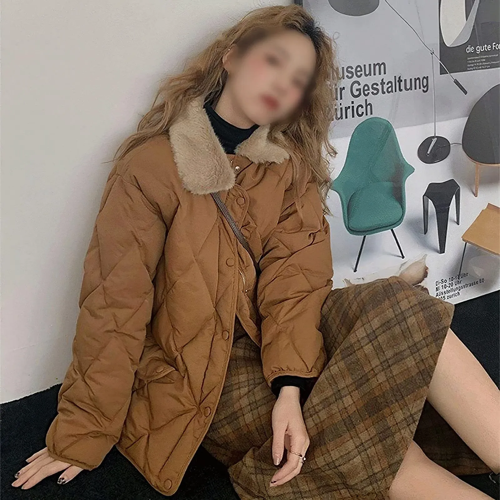 Куртка стеганая AROMM Легкая с длинными рукавами на молнии, фото №6