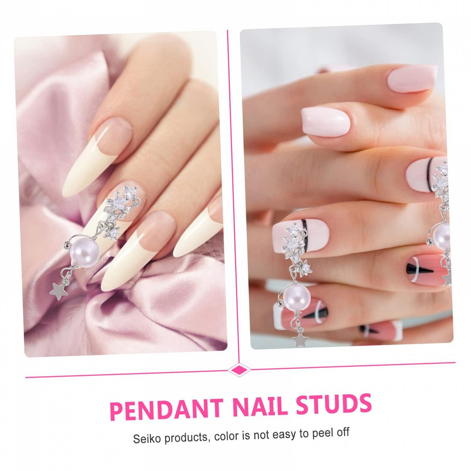 Жемчужное ожерелье для ногтей 2 шт, фото №5