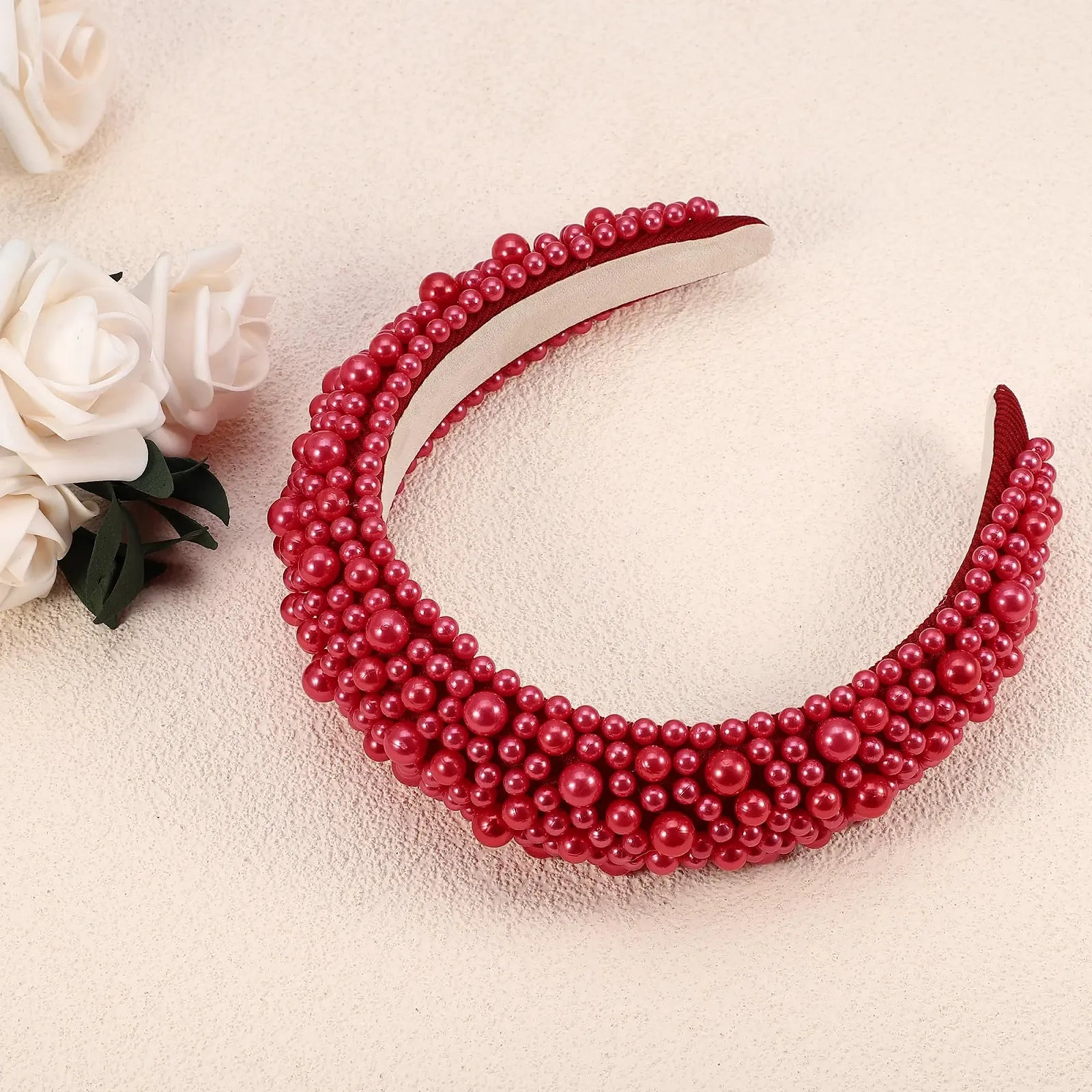 Обруч VOCOSTE з штучних перлів, фото №5