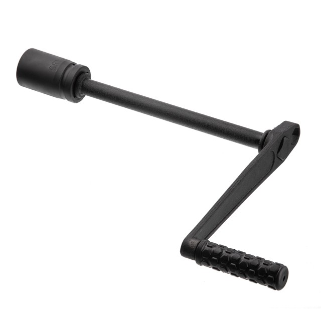 Ключ балонний роторний для вантаж авто 380 мм двошвидкісний макc 3800 Нм головки 32 33 пласт кейс INTERTOOL XT-0006, фото №6