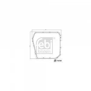 Прокладка масляного поддона автоматической КПП FEBI BILSTEIN 176789 для AUDI - Фото 1