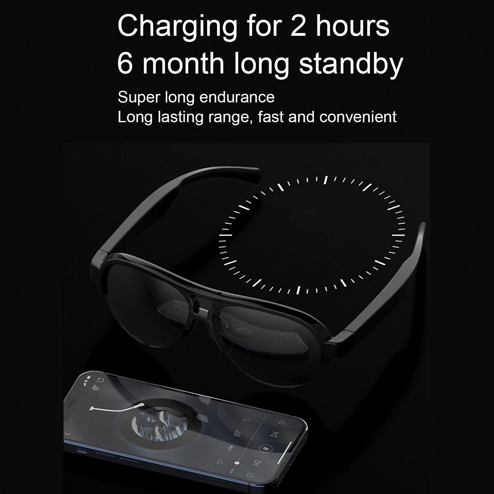 Розумні окуляри для перекладу AI Bluetooth 5.4 Аудіо сонцезахисні окуляри 144 мови, фото №6 Розумні окуляри для перекладу AI Bluetooth 5.4 Аудіо сонцезахисні окуляри 144 мови, фото №6