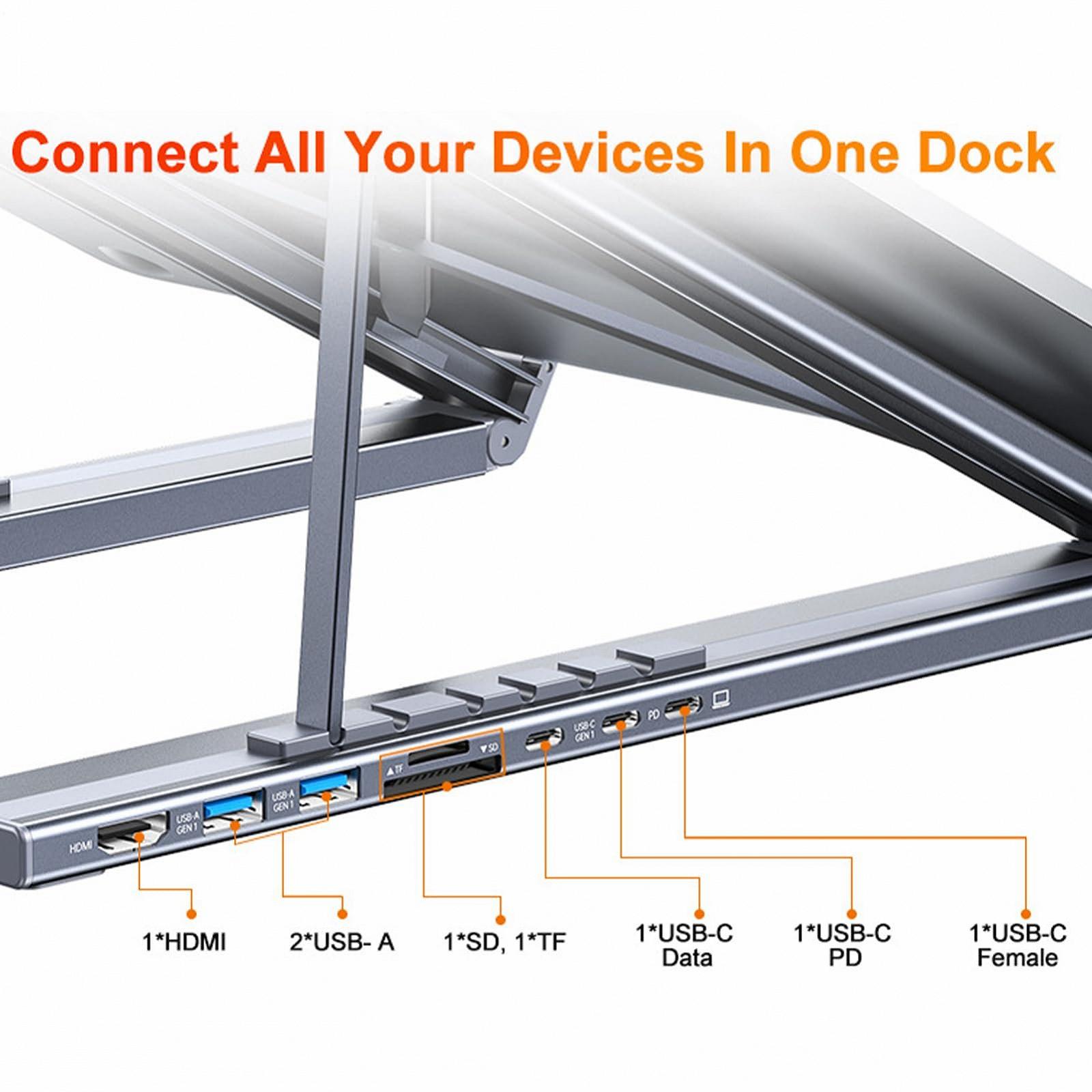 Регульована Підставка для Ноутбука/Планшета G
én
érique, Адаптер Multiport зі Швидкою Зарядкою, Охолоджуюча Підставка для Організації Робочого Столу, Підставка для Комп'ютера, для Дому, Офісу, Робочого Місця, фото №5 Регульована Підставка для Ноутбука/Планшета G
én
érique, Адаптер Multiport зі Швидкою Зарядкою, Охолоджуюча Підставка для Організації Робочого Столу, Підставка для Комп'ютера, для Дому, Офісу, Робочого Місця, фото №5