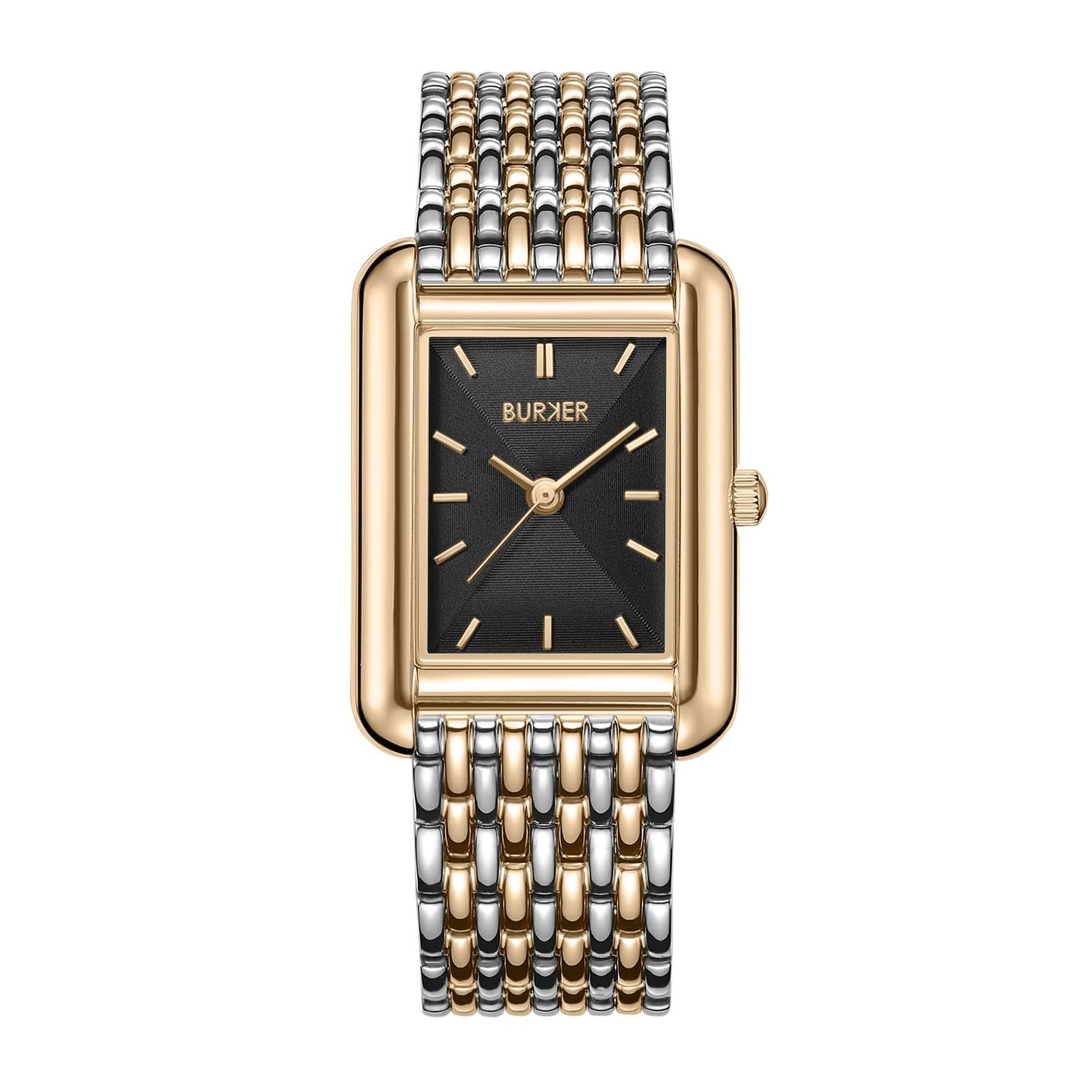 Женские Часы BURKER Olivia Квадратные Женские Часы Браслет из звеньев Нержавеющая Сталь Аналоговые Кварцевые 3 ATM Водонепроницаемые - 29 мм - Черный Золотой Серебряный, фото №1 Женские Часы BURKER Olivia Квадратные Женские Часы Браслет из звеньев Нержавеющая Сталь Аналоговые Кварцевые 3 ATM Водонепроницаемые - 29 мм - Черный Золотой Серебряный, фото №1