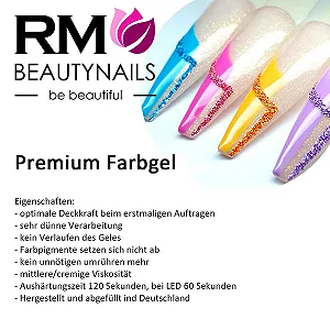 Цветной Гель RM Beautynails Neon Pink Pearl 5 мл synthetic.ua - Фото 1