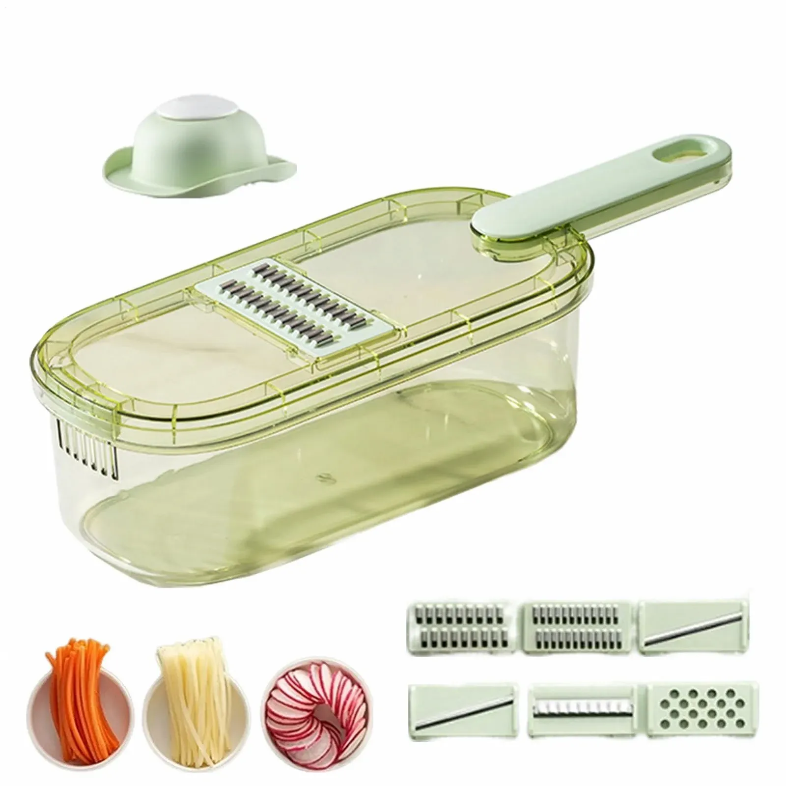 Овочерізка для кухні з контейнером для картоплі, моркви, фото №1