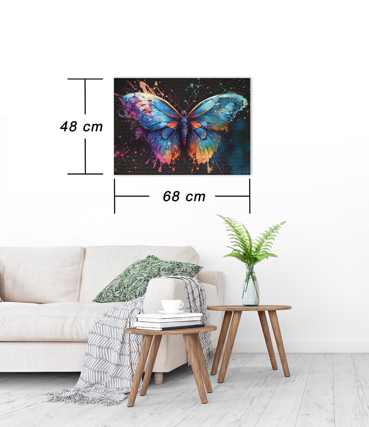 Пазл Ulmer Puzzleschmiede Colours & Fantasy Magic Butterfly 1000 деталей, фото №3