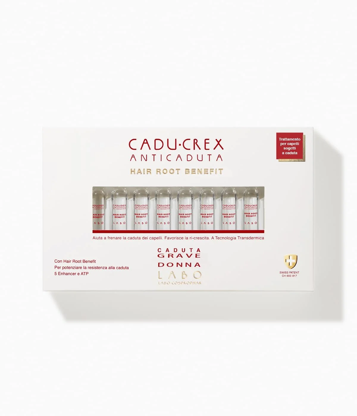 Ампули Cadu-Crex Hair Root Benefit для жінок (важкий випадок), 20 шт, фото №1