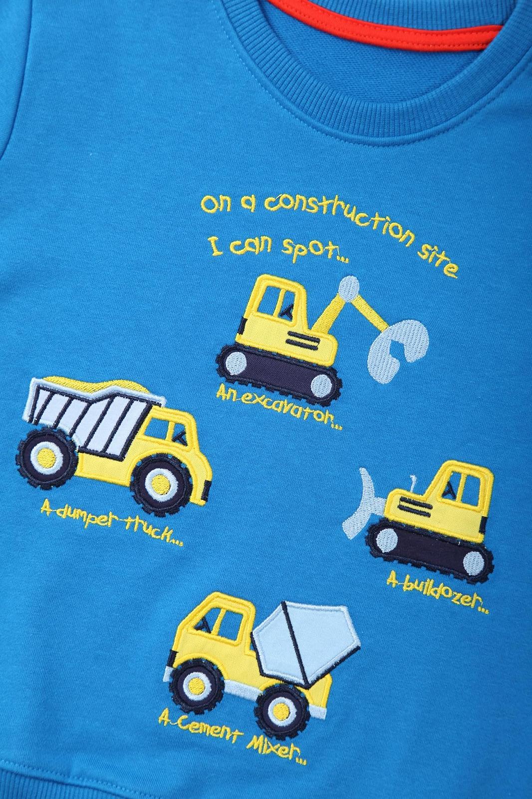 Толстовка для мальчиков Alleen Digger Хлопок - Мягкая рубашка с длинными рукавами для детей 3-7 лет, фото №7