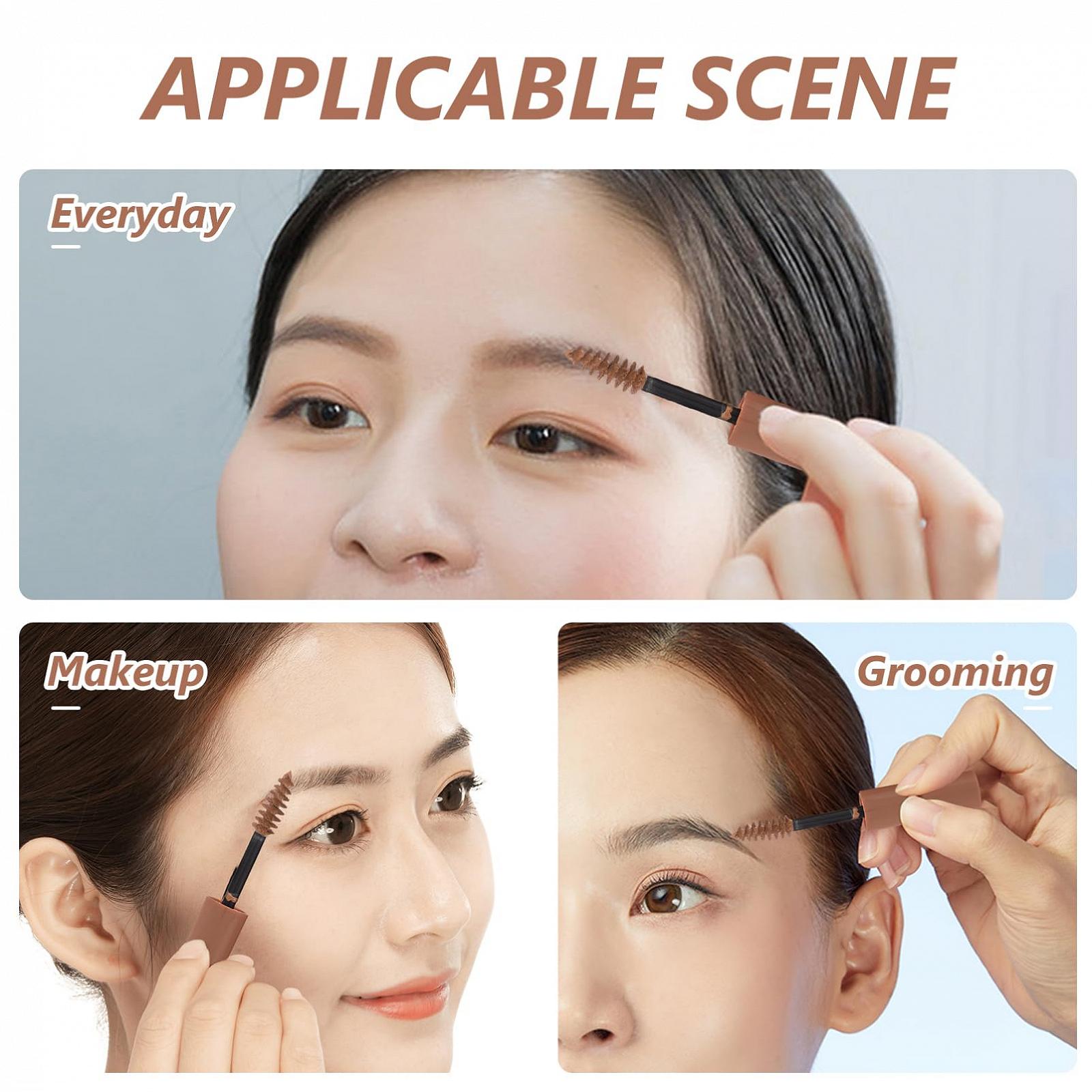 Браунгель FRCOLOR з пензлем для брів довготривалий пітностійкий рідкий, фото №7