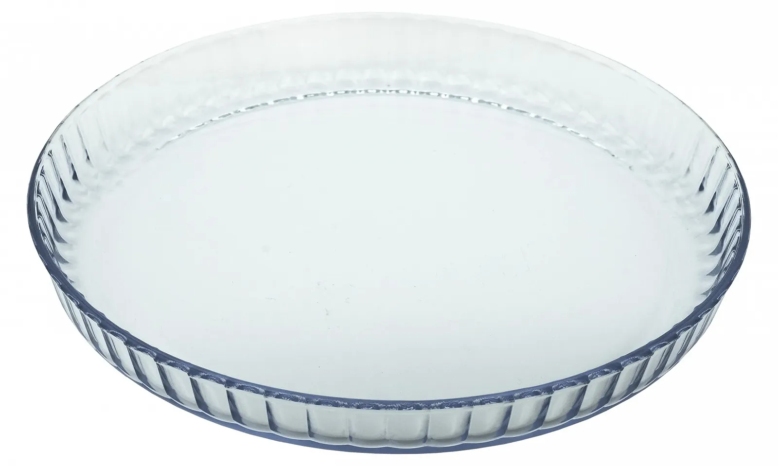 Форма для запекания круглая из боросиликатного стекла термостойкая 30 cm, фото №2