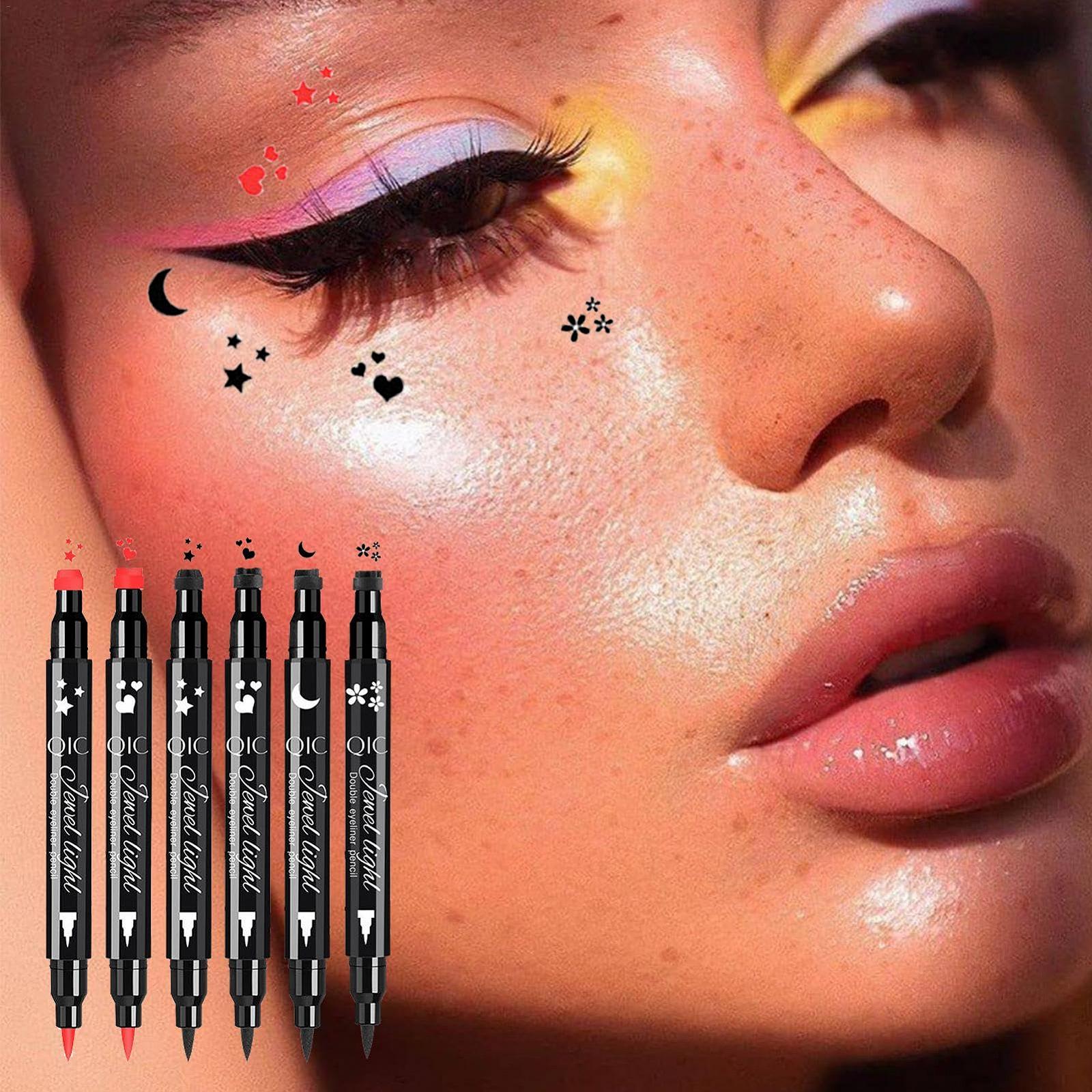 Подводка Stamp Pen, 6 Шт Набор Двойная Ручка, фото №3