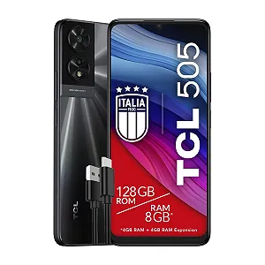 Смартфон TCL 505 6.75" HD+ 90Hz 128GB 8GB RAM 50MP Android 14 5010mAh Dual SIM Space Grey - Фото 1