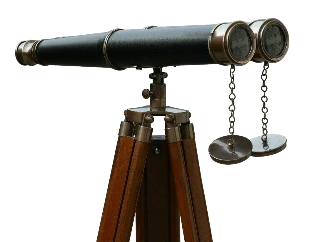 Бинокль Admirals On The Ground Bronzed Leather 62" Nautical Telescope, фото №1 Бинокль Admirals On The Ground Bronzed Leather 62" Nautical Telescope, фото №1