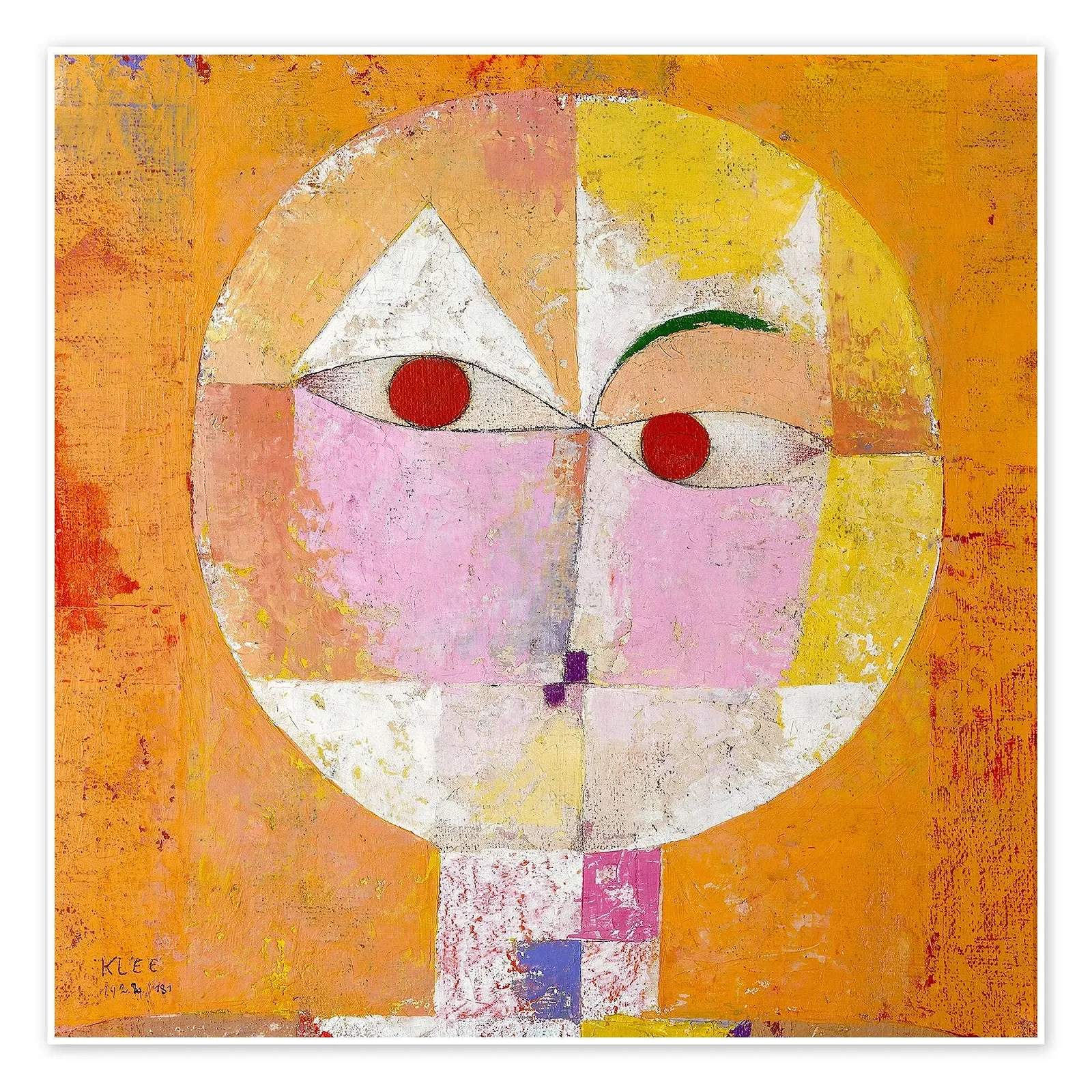 Постер Paul Klee Senecio 50 x 50 см Оранжевый, фото №1