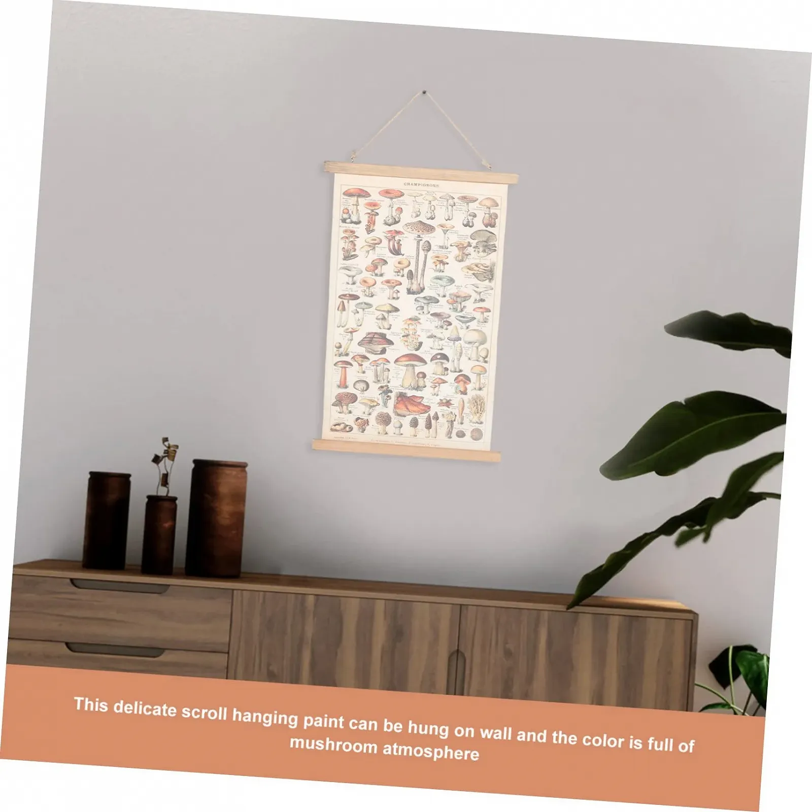 Підвісна картина ERINGOGO Грибний візерунок Ретро Філігранний дизайн, фото №7 Підвісна картина ERINGOGO Грибний візерунок Ретро Філігранний дизайн, фото №7