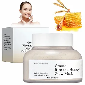 Маска для обличчя Рисова Маска для догляду за шкірою Відбілююча - Фото 1