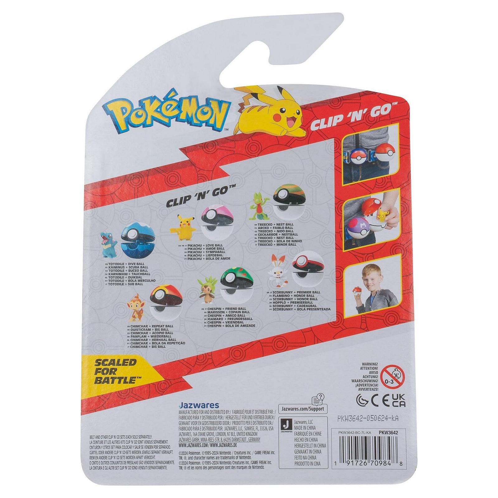 Фигурка Pokémon Hopplo с покеболом Premier Ball, 5 см, фото №3
