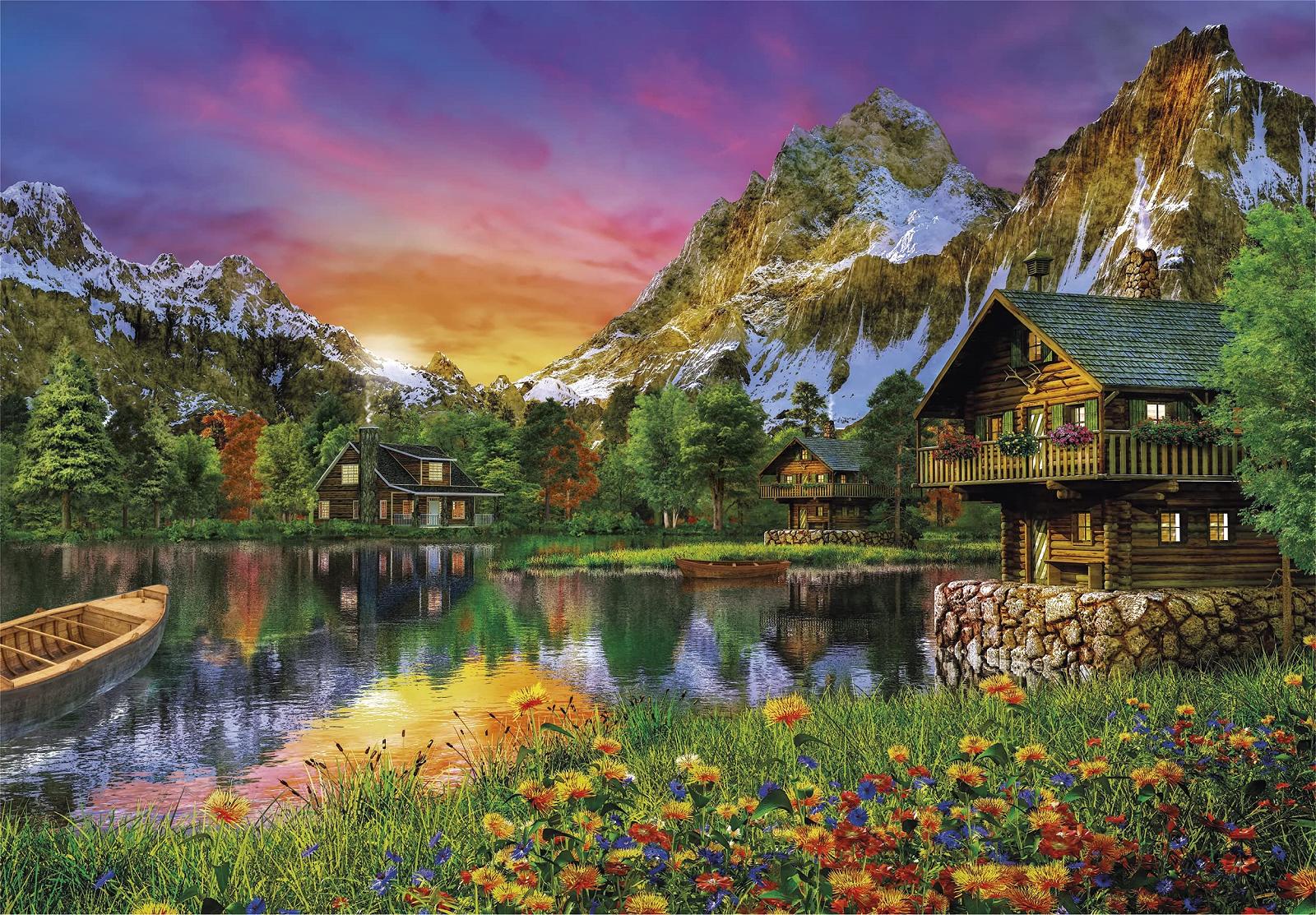 Пазл Clementoni Collection Alpine Lake 6000 деталей 10+ лет, фото №2