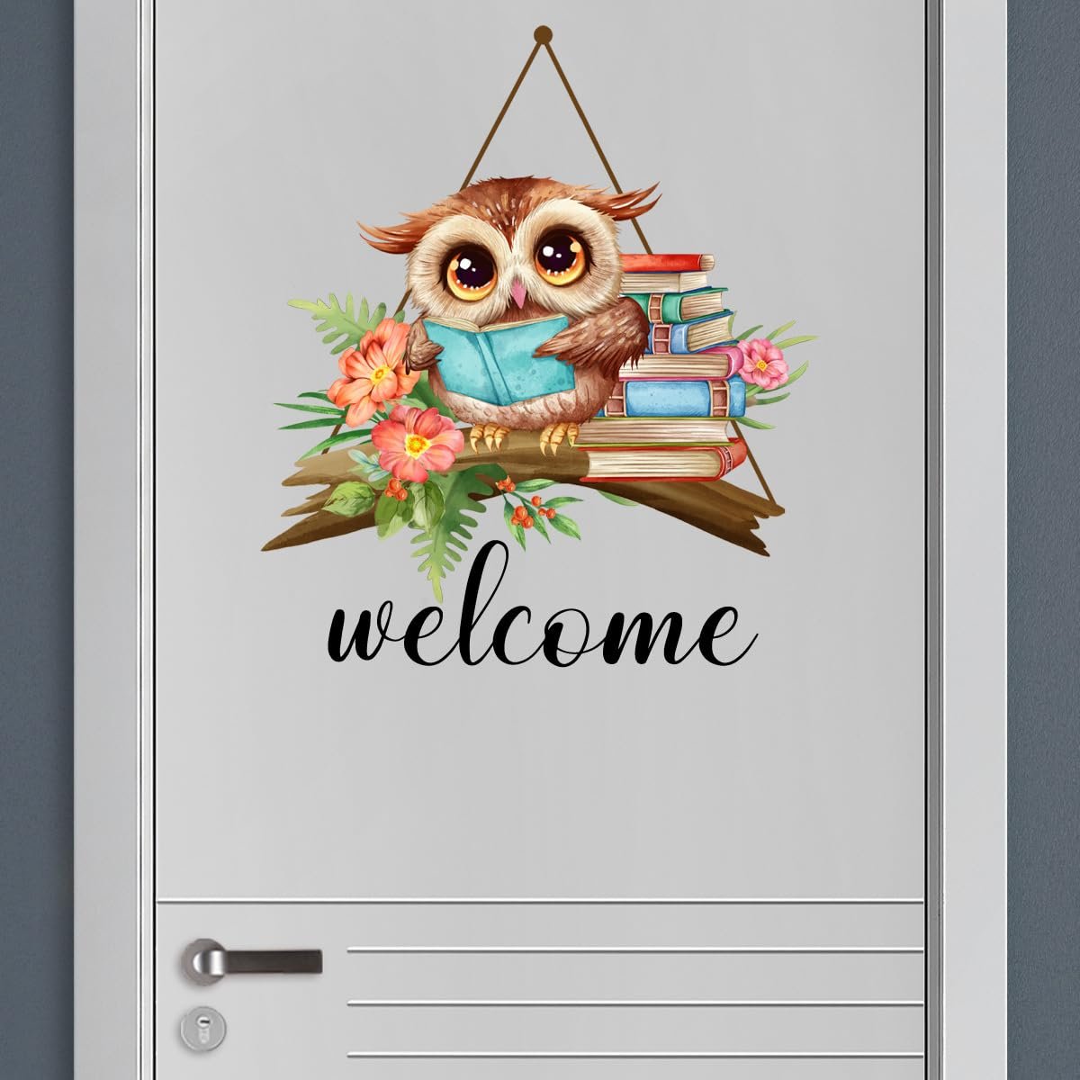 Наклейка на стіну HGDESIGN Owl on Book самоклейна (C), фото №3