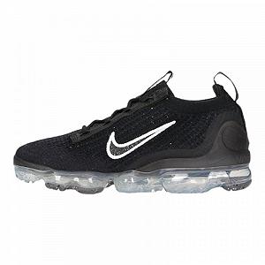 Кроссовки Nike Air VaporMax 2021 FK Black Metallic Silver 44 - Фото 1