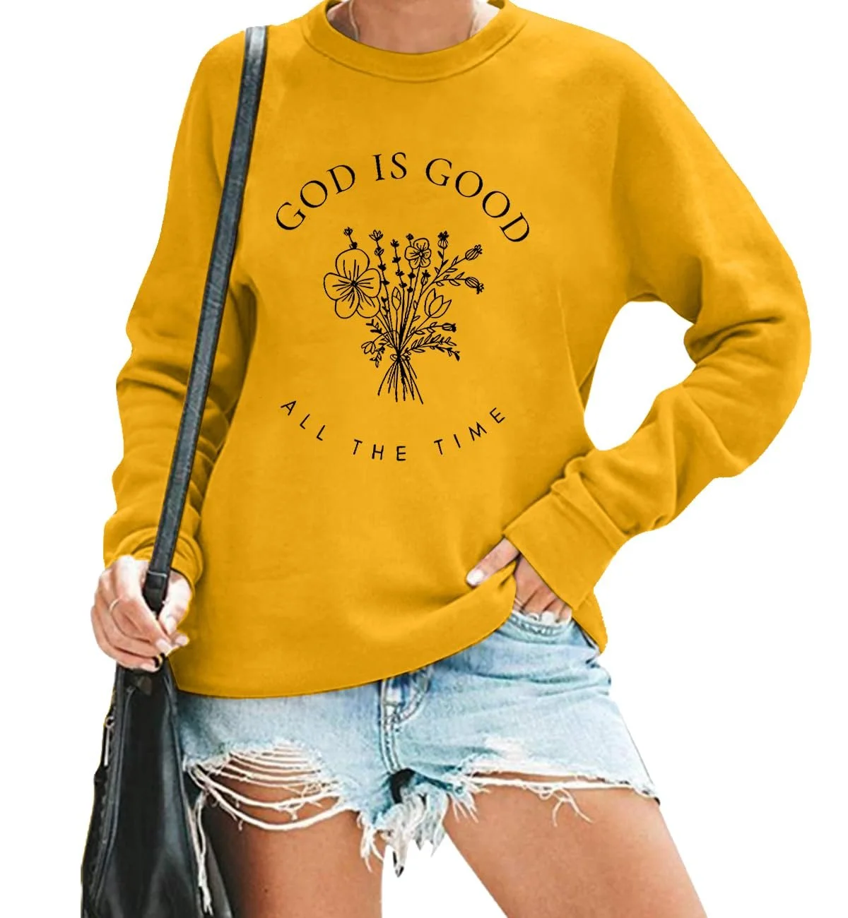 Світшот God Is Good All The Time, фото №1 Світшот God Is Good All The Time, фото №1