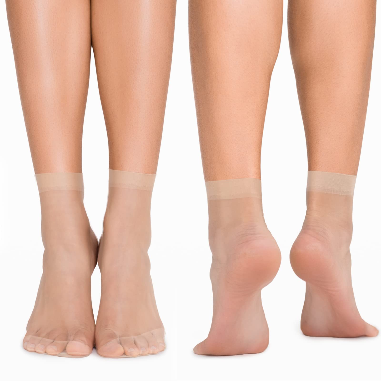 Шкарпетки Bencailor Прозорі Жіночі Нейлонові Тонкі, 24 пари, фото №4