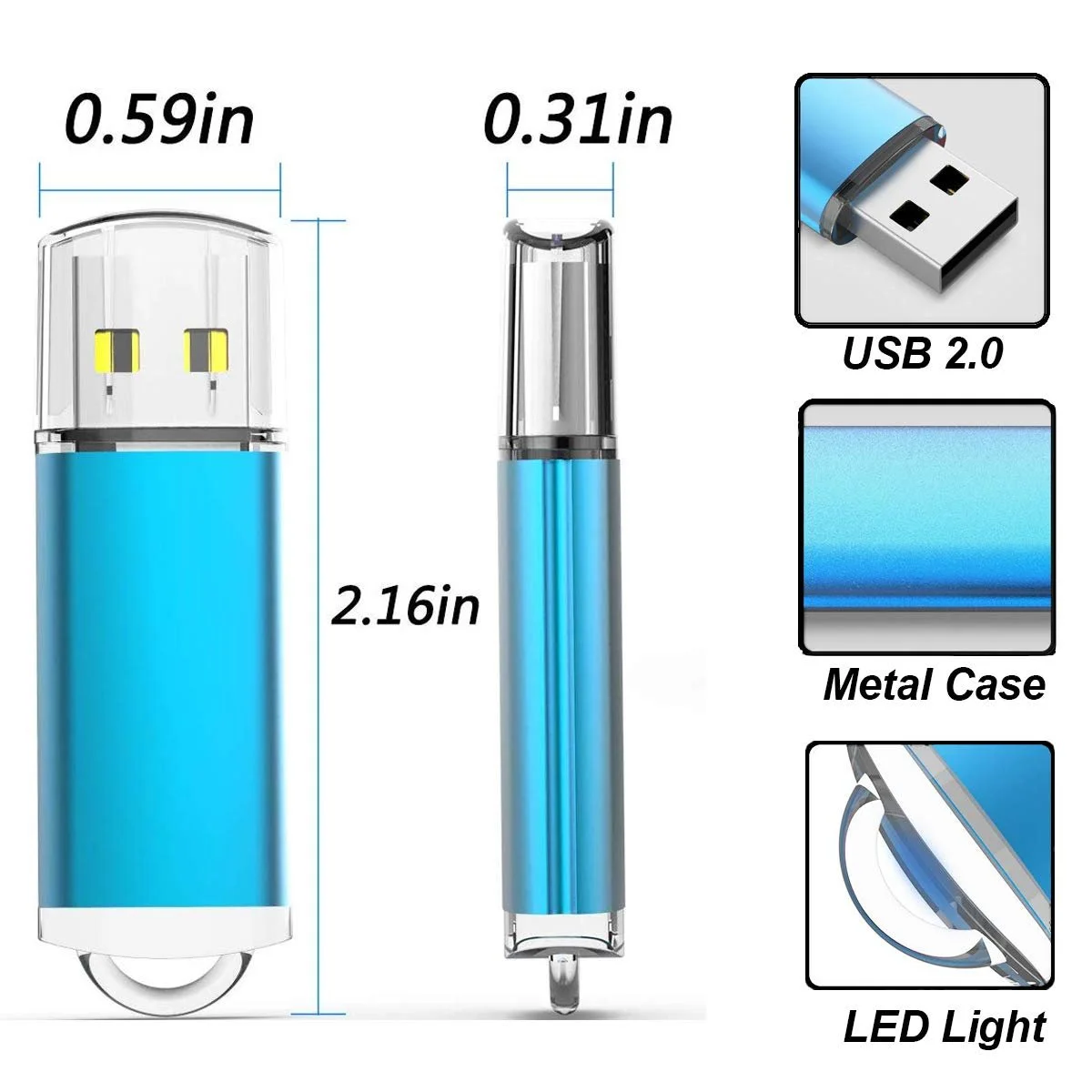 USB-флеш-накопичувачі EASTBULL 8 GB 10 шт. USB 2.0 Multicolor, фото №3 USB-флеш-накопичувачі EASTBULL 8 GB 10 шт. USB 2.0 Multicolor, фото №3