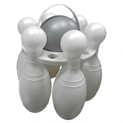 Детский набор для боулинга Кегли большие 2 белые [tsi233225-TSI], фото №1