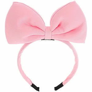 Обруч Beavorty Бант Великий Рожевий - Фото 1